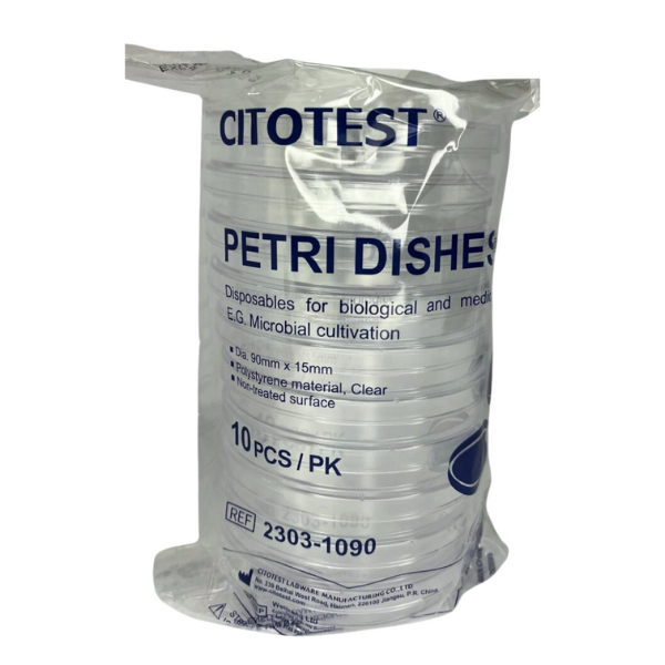 Placas de Petri 90x15mm desechables